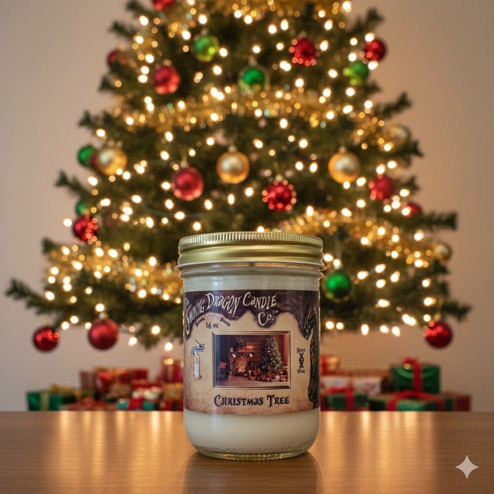 Christmas Tree - 16 oz Coconut Wax Candle